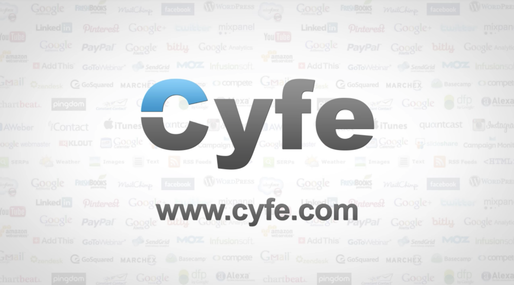 cyfe web analitik aracı - youtube